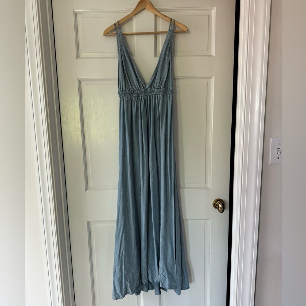 Josa Tulum Soft Denim Maxi Dress